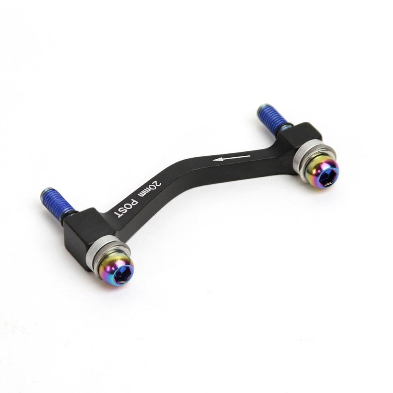 Avid Post Bracket 20P SS Rbo Std Post Bracket 20 Front 180MM Rear 160MM S/less Rainbow Bolts N