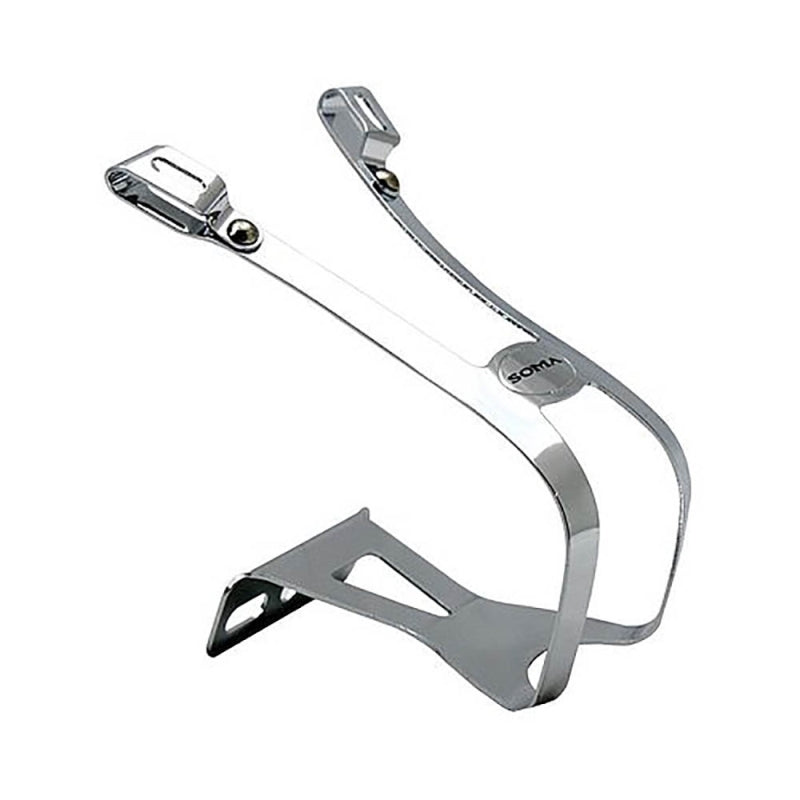 Toe Clips - Dbl-gate Chrome