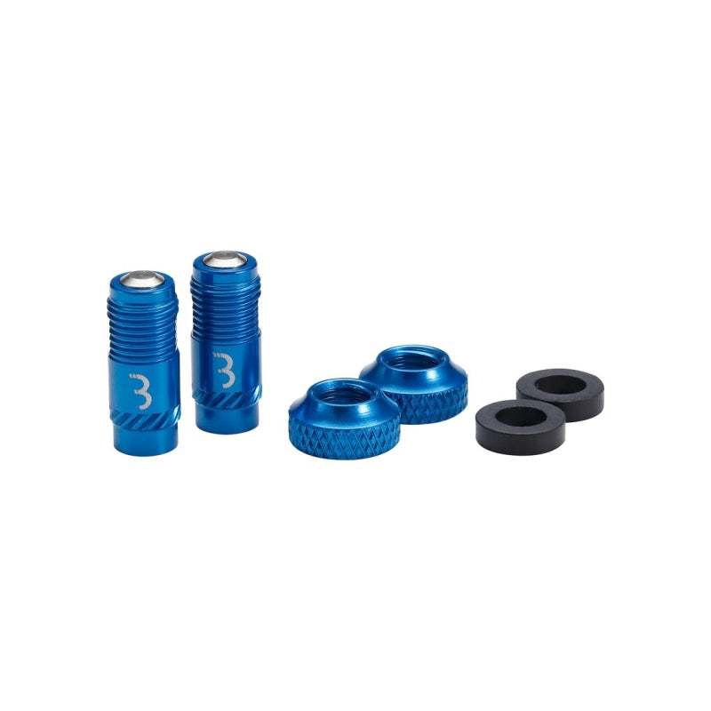 Bbb Valve Caps Corecap 2PCS - Blue
