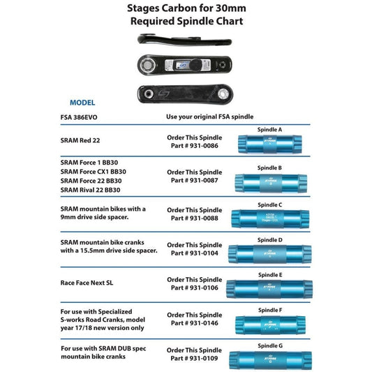 Stages Dub Stages Axle Type G