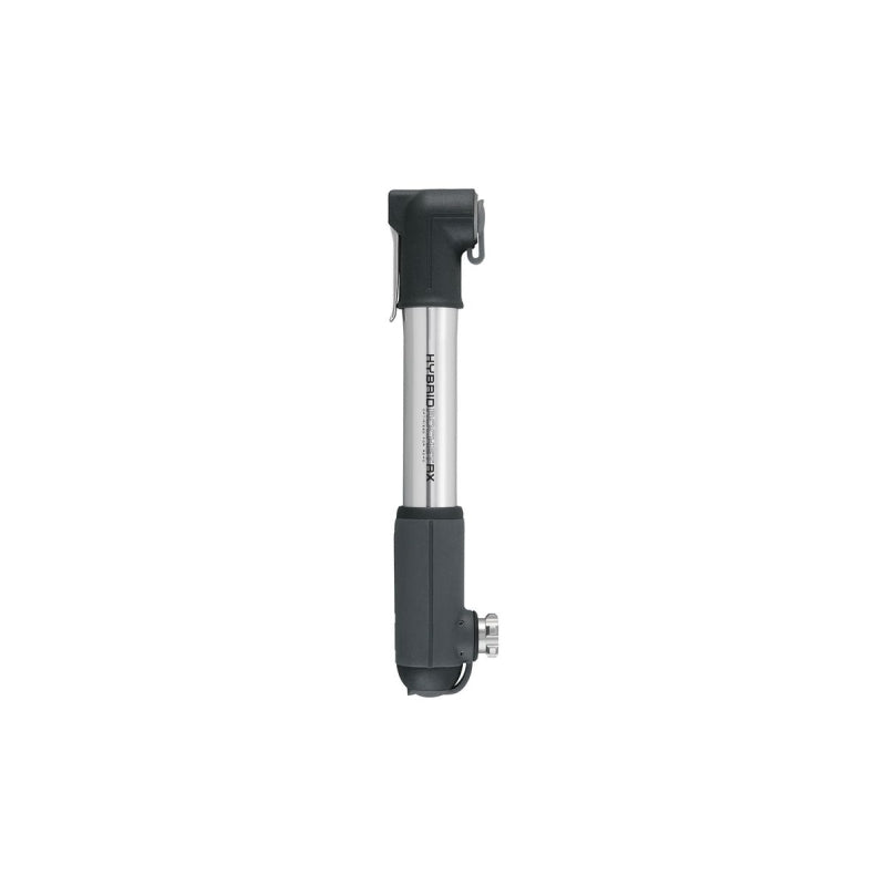 Topeak Mini Pump Hybrid Rocket RX Silver + 1X Threaded CO2 Cartridge