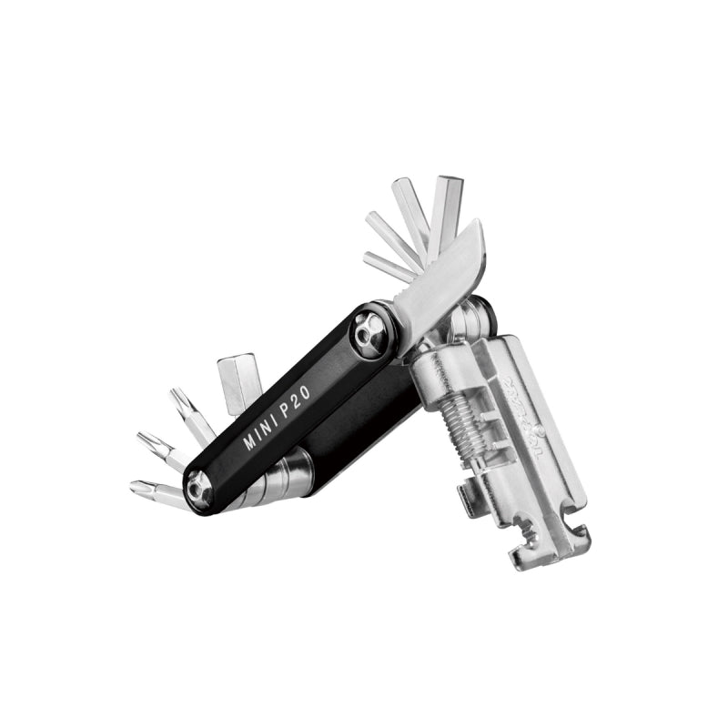 Topeak Multi Tool Mini P20 20 Functions W/chainlink Tool W/bag Black
