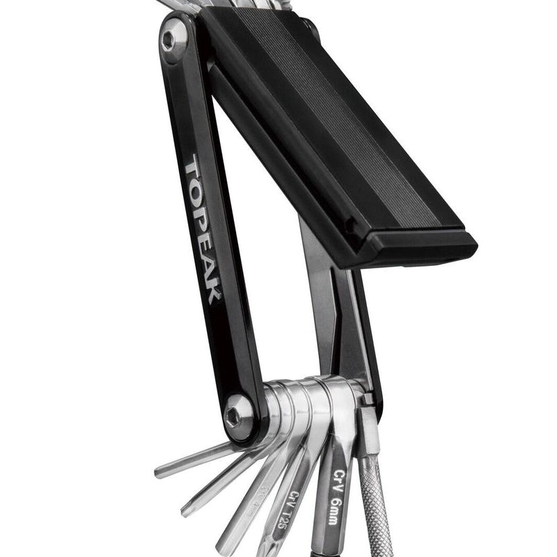 Topeak Multi Tool Tubi 18 Functions W/tubeless Tire Repair 5 Pcs 3.5MM Repair Plugs W/o Bag Black