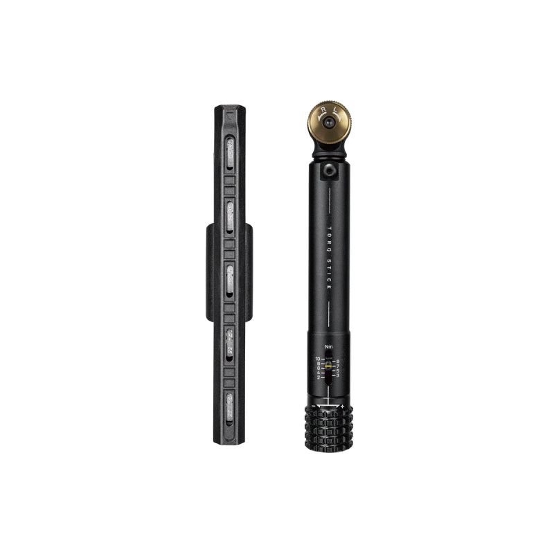 Topeak Workshop Tool Torqstick 2-10NM Compact Adjustable Mechanical Wrench & 5 Tool Bits