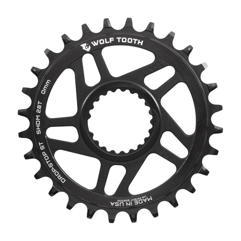 Wolf Tooth DM Shimano 0MM Offset Chainring For Shimano 12 Spd - 34T