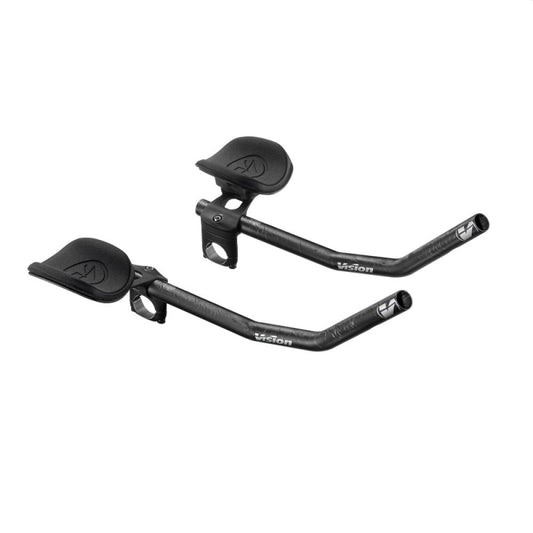 Vision Trimax Clip-on Aerobar - 31.8 Clamp - J-bend Carbon Extension - 210-360MM