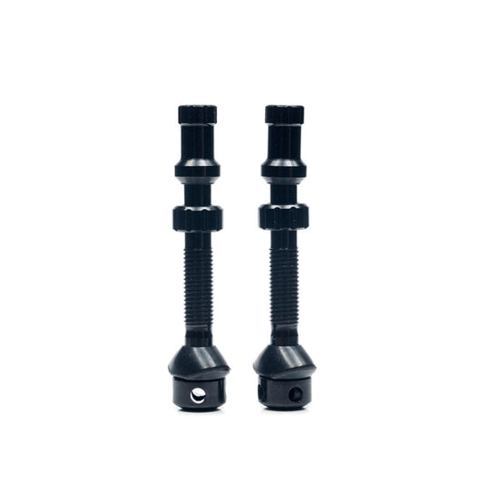 Stans Universal+ Valves - Pair Regular (37MM Length) - Black