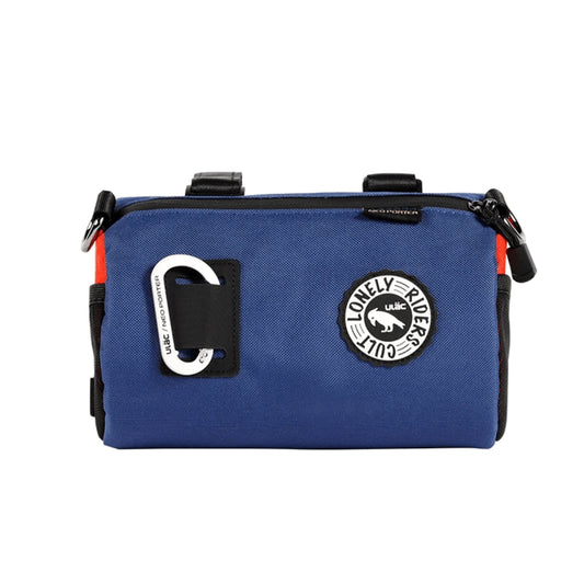 Ulac Handlebar Bag Neo Porter Coursier 2.7L With Carabiner - Navy/orange