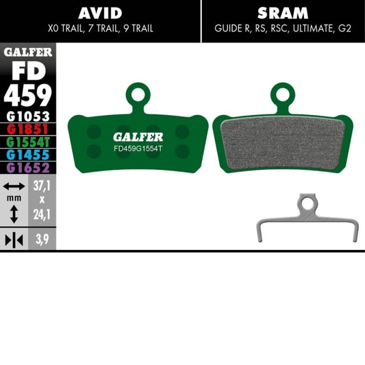 Galfer Performance (black) Brake Pads Sram Guide / Avid XO Trail
