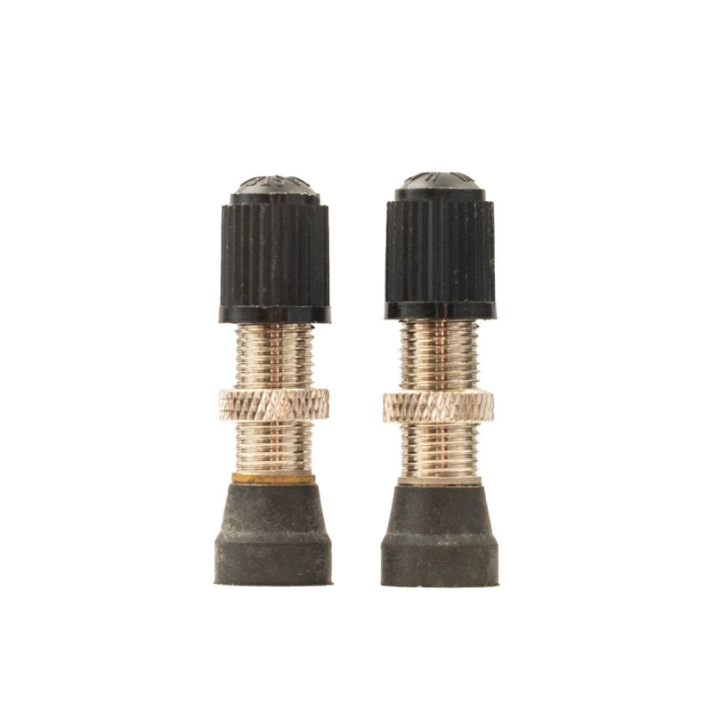 Stans 32MM Schrader Valve - Pair Straight Drilled Hole