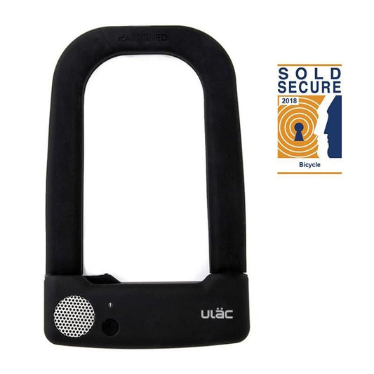 Ulac Lock Bangdogge U-lock 110 Decibel Alarm Steel Shackle Key 83MM X 153MM Black