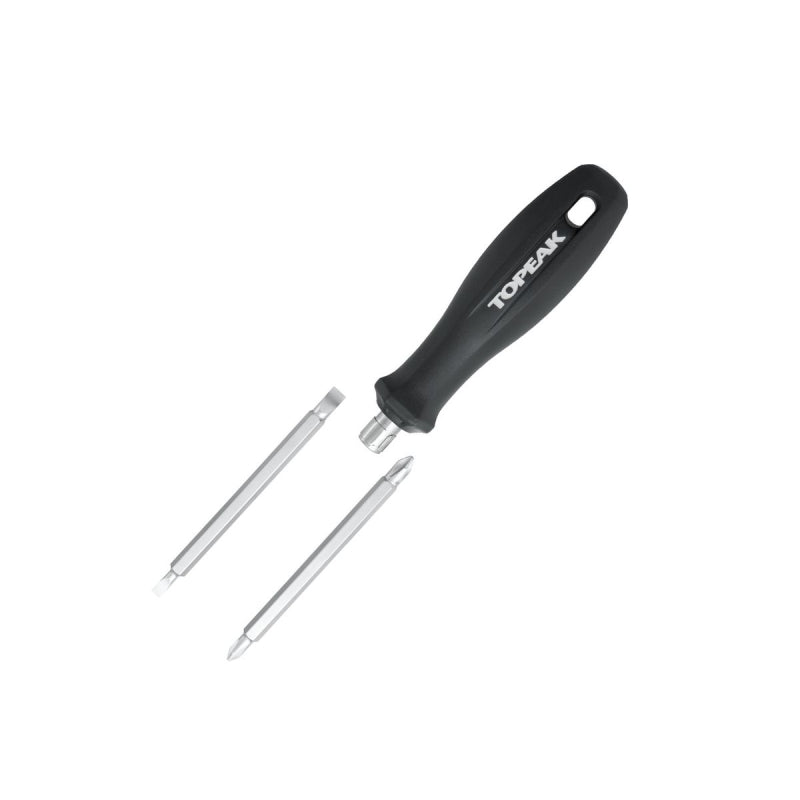 Topeak Workshop Tool Quad Driver Phillips And Flat Head Screwdriver