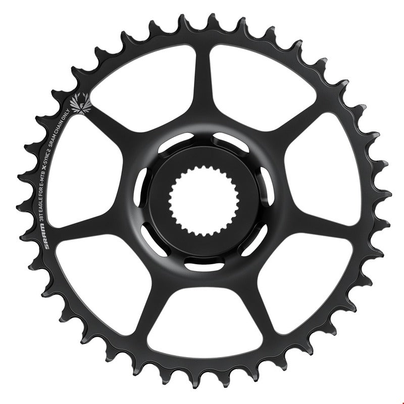 Sram Eagle 38T DM Bosch Chain Ring X-sync 2 38T Bosch Direct Mount Black