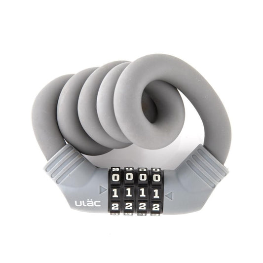 Ulac Lock 1970 Cable Combo 15MM X 60CM Grey