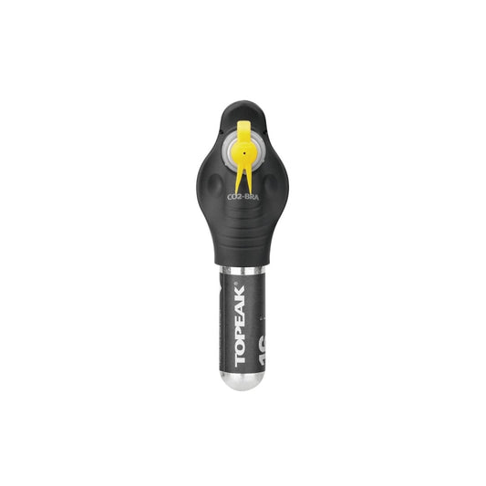 Topeak CO2 CO2-BRA CO2 Inflator + 1X Threaded 16G CO2 Cartridge#