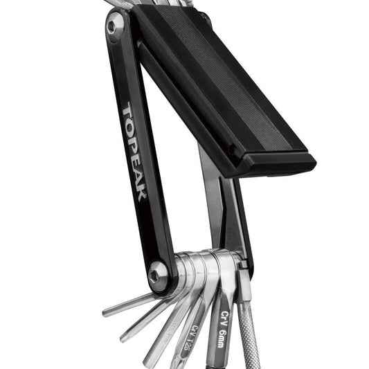 Topeak Multi Tool Tubi 18 Functions W/tubeless Tire Repair 5 Pcs 3.5MM Repair Plugs W/o Bag Black